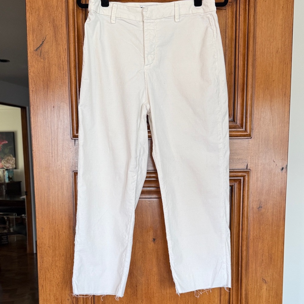 Frank & Eileen Off-White Women's Corduroy Chinos